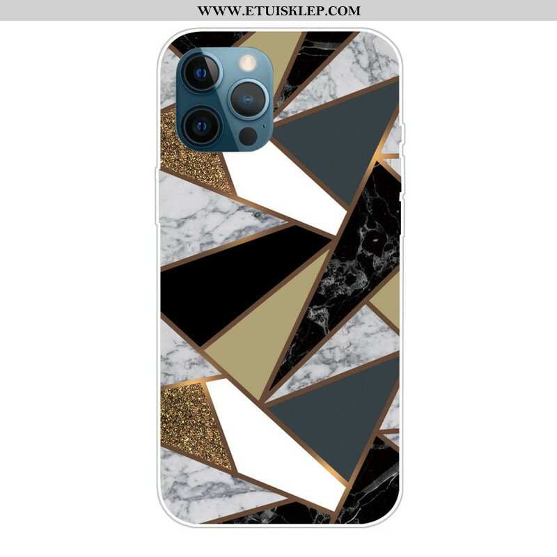 Etui do iPhone 13 Pro Geometria Marmuru
